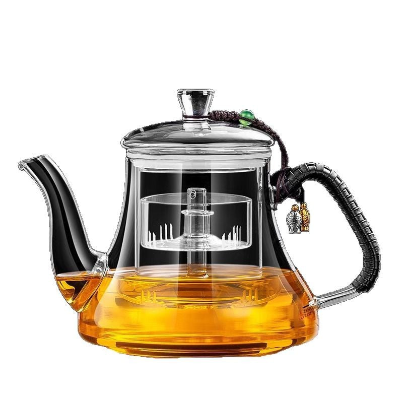 High Borosilicate Glass Teapot Thickened Heat-Resistant Electric Ceramic Stove Large Capacity Tea Set Tea Brewing Pot Single Pot Manufacturer