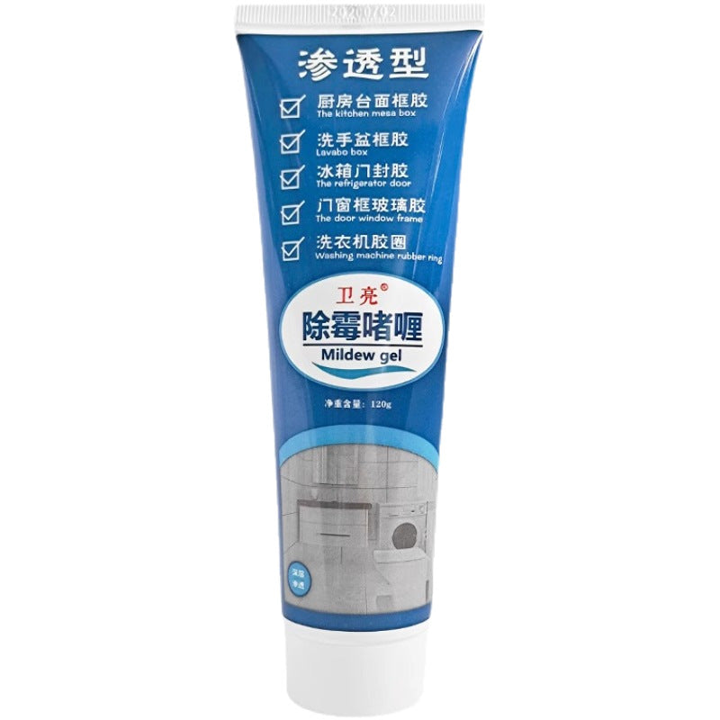 Household Mold Remover for Washing Machine, Anti-Mold Stain Remover for Toilets, Kitchen Sink, Mold Gel for Mildew and Mold Removal