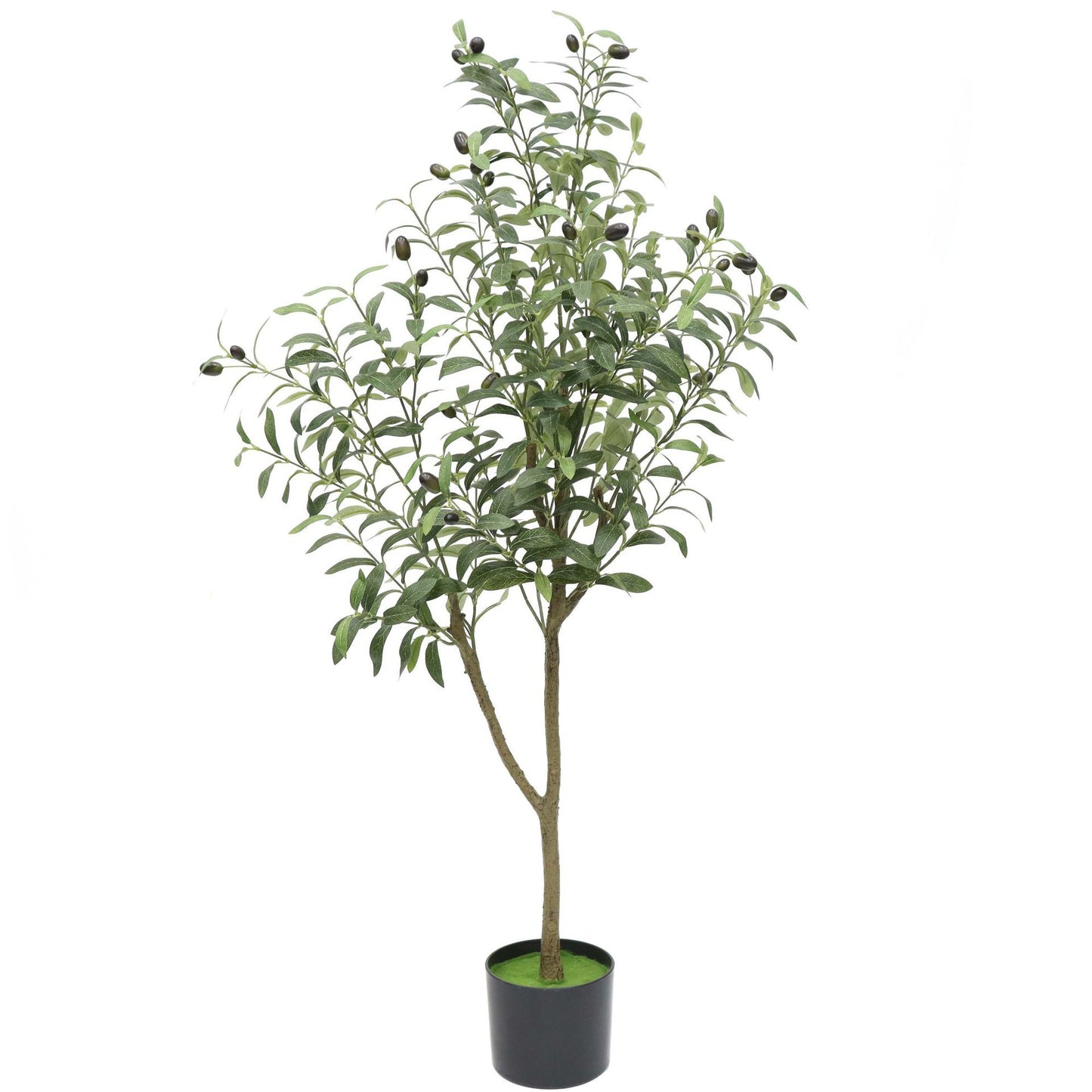 Artificial Plants Amazon Foreign Trade Wholesale Fake Tree Potted Artificial Olive Tree Indoor Large Green Plant Floor Ornament