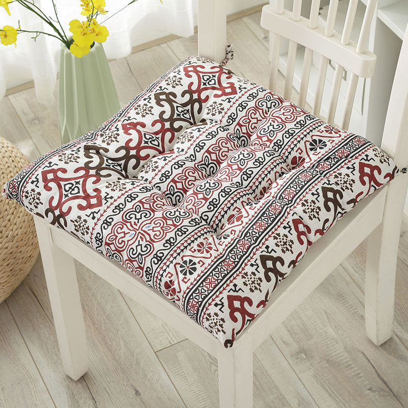 Student Seat Cushion Office Seat Cushion Home Cotton Linen