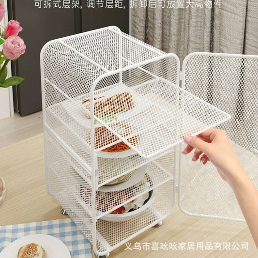 Table Cover for Dishes, New Household Dining Table Leftover Storage Cabinet, Food Cover to Prevent Flies and Mosquitoes, Food Storage Rack