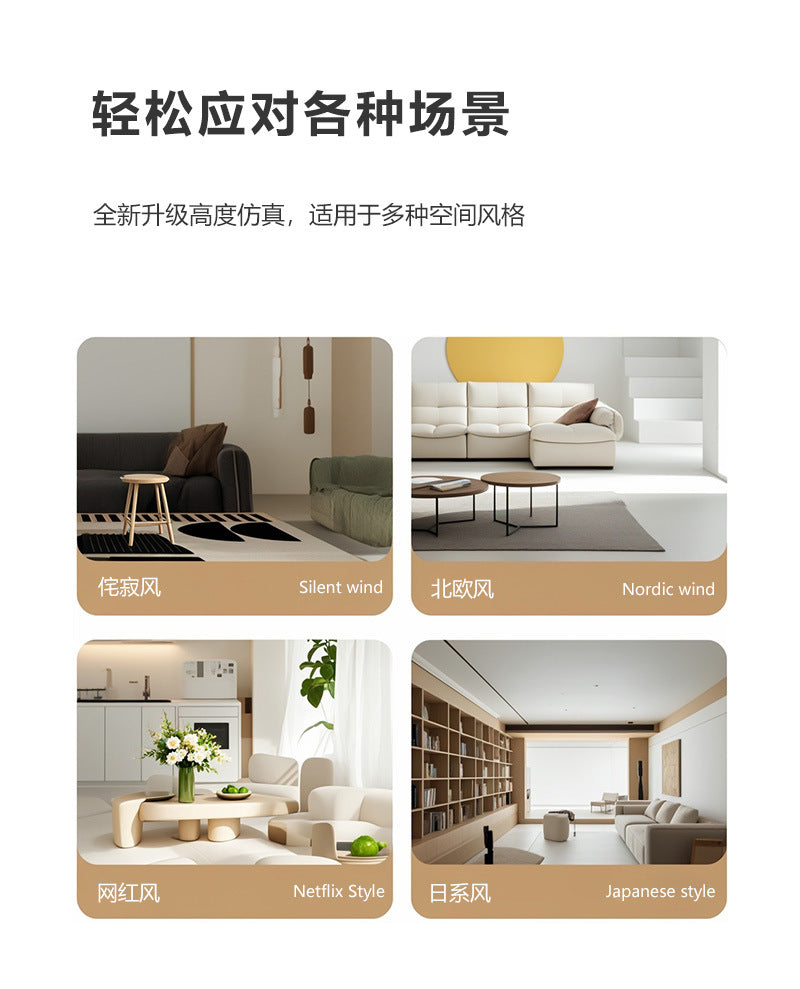 Cross-Border Nordic Large Living Room Decoration Bedroom Floor Fake Tree Bionic Traveler Banana Ficus Lyrata Potted Plant Artificial Green Plant