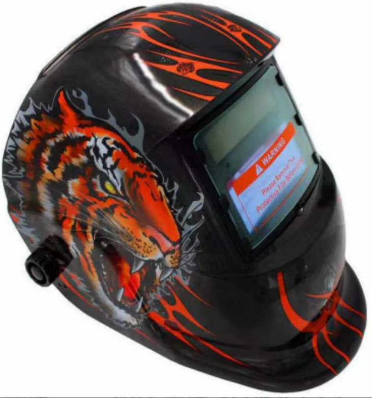 107Solar Automatic Dimming Welding Protective Mask Head-mounted Argon Arc Welding LCD Welder Mask