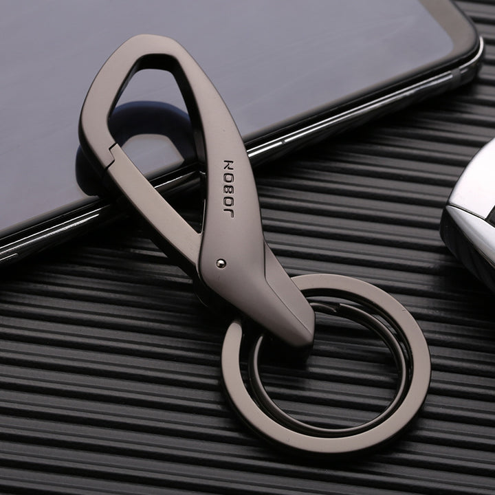 Jobon Creative Metal Keychain – Minimalist Car Key Ring