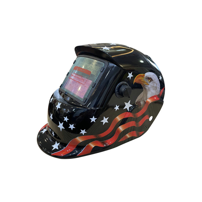 107Solar Automatic Dimming Welding Protective Mask Head-mounted Argon Arc Welding LCD Welder Mask