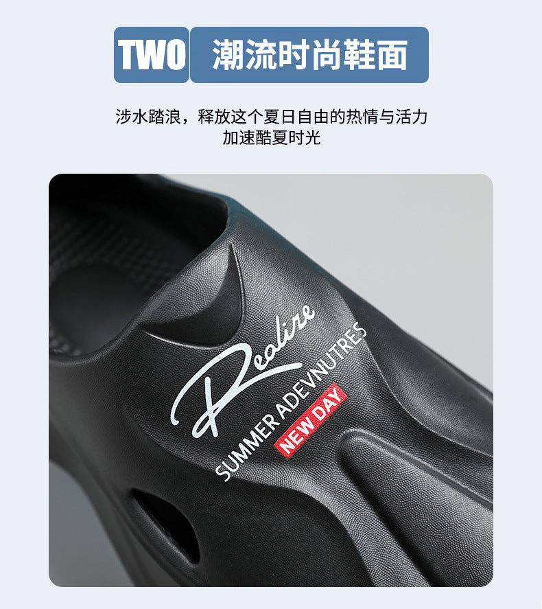 Driving Shoes for Men, Summer New Style Fishing Outdoor Closed-Toe Thick-Soled Non-Slip Odor-Free Sandals for Women