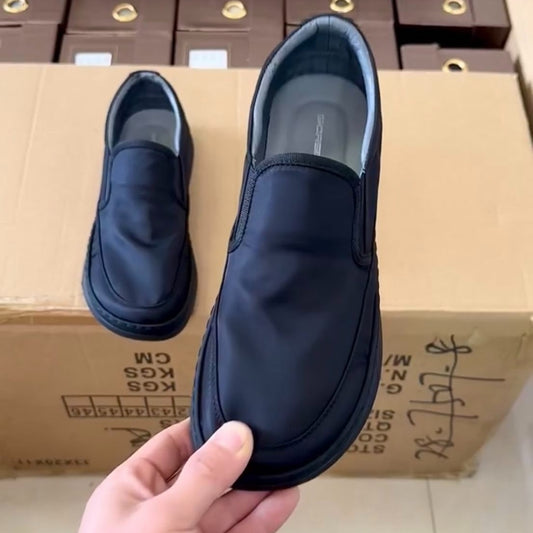Men's casual slip-on sneakers2024New Sports Low Top Men's Mango Ice Silk Lycra Breathable Korean Style Men's Shoes
