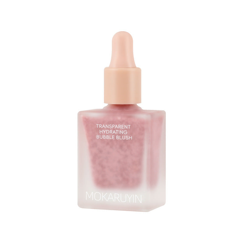 Magic Card Ruyin Clear Water Feel Bubble Blush Matte Shimmer Natural Hydrating Low Saturation Long-lasting Liquid Blush6095