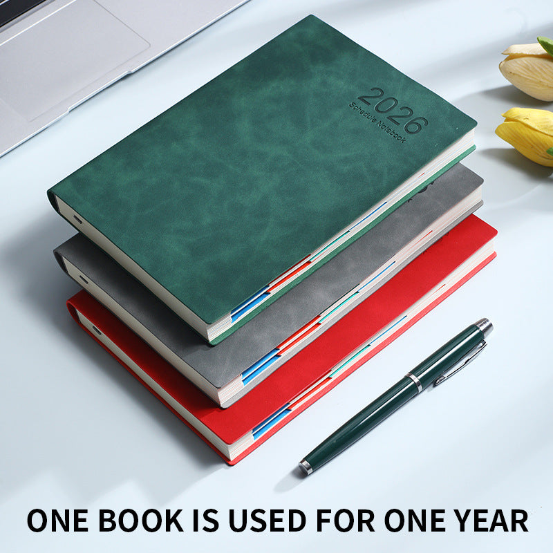 2026Calendar Book Cross-Border English Yearly Calendar Book365Tianji Daily Planner Efficiency Notebook