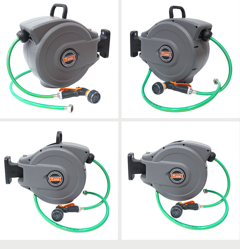 Garden Irrigation Water Sprinkler Garden Irrigation Water Gun Water Sprinkler Equipment Automatic Retractable Hose Reel Tool Wholesale