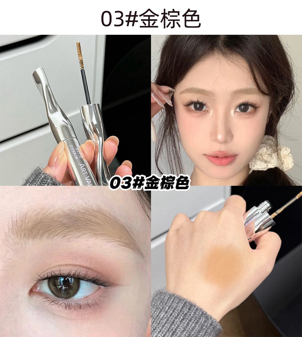 Art Value Light Mist Long-lasting Eyebrow Dye Korean Style Light Brown Matte Eyebrow Cream for a Natural Look with Distinct Hair Lines829