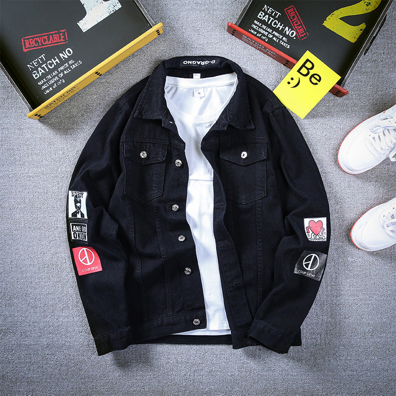 Jacket Men Korean Style Trendy Versatile Casual
