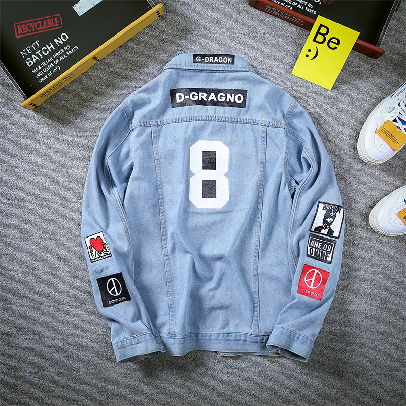 Jacket Men Korean Style Trendy Versatile Casual