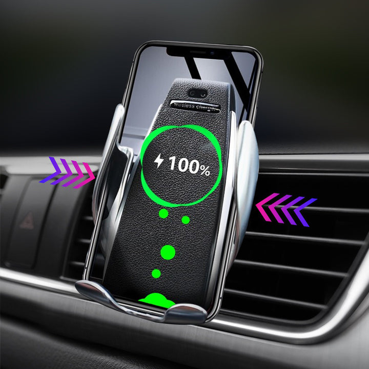10 W S 5 Qi Wireless Car Charger – Fast Charging Phone Mount for All Qi-Enabled Devices