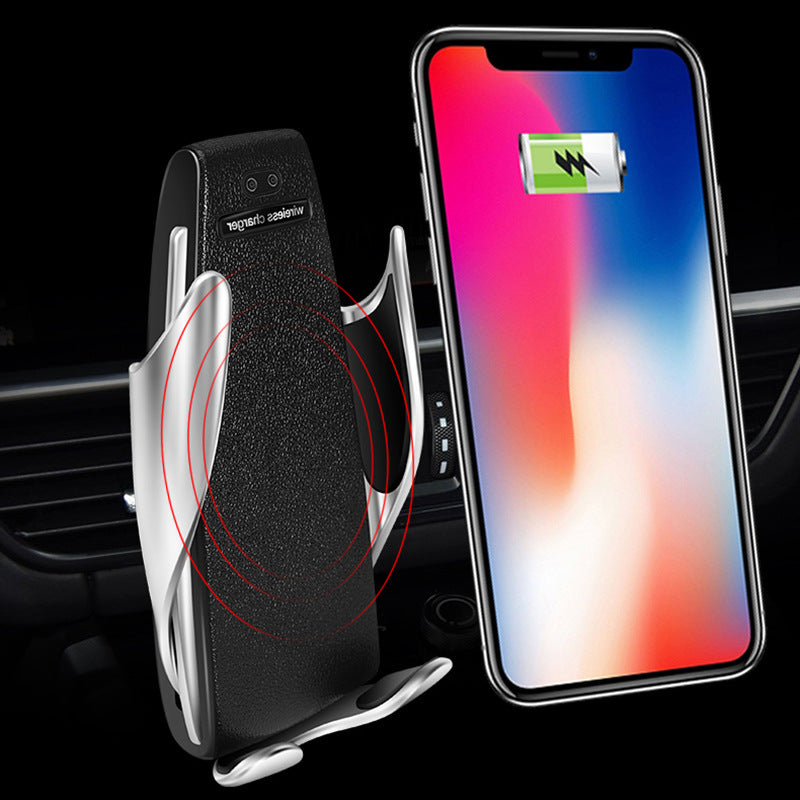 10W S5 Qi Wireless Car Charger – Fast Charging Phone Mount for All Qi-Enabled Devices