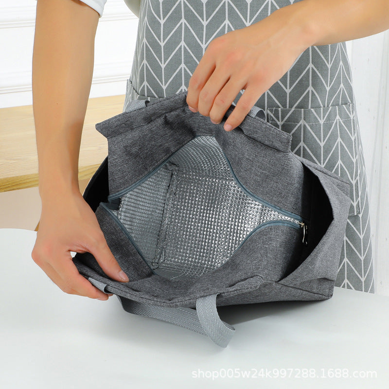 Factory Direct Insulated Bag Thickened Lunch Bag Handheld Ice Bag Portable Large Lunch Bag Insulated Lunch Box Bag Wholesale