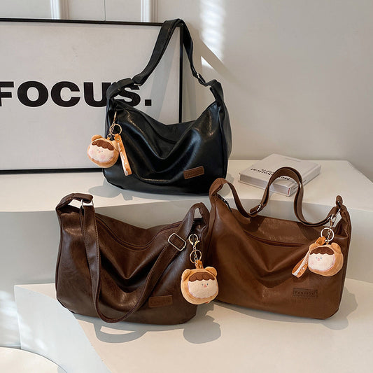 Niche Underarm Bag for Women2024New Autumn and Winter Fashion Retro Dumpling Bag High-end Versatile Shoulder Crossbody Bag