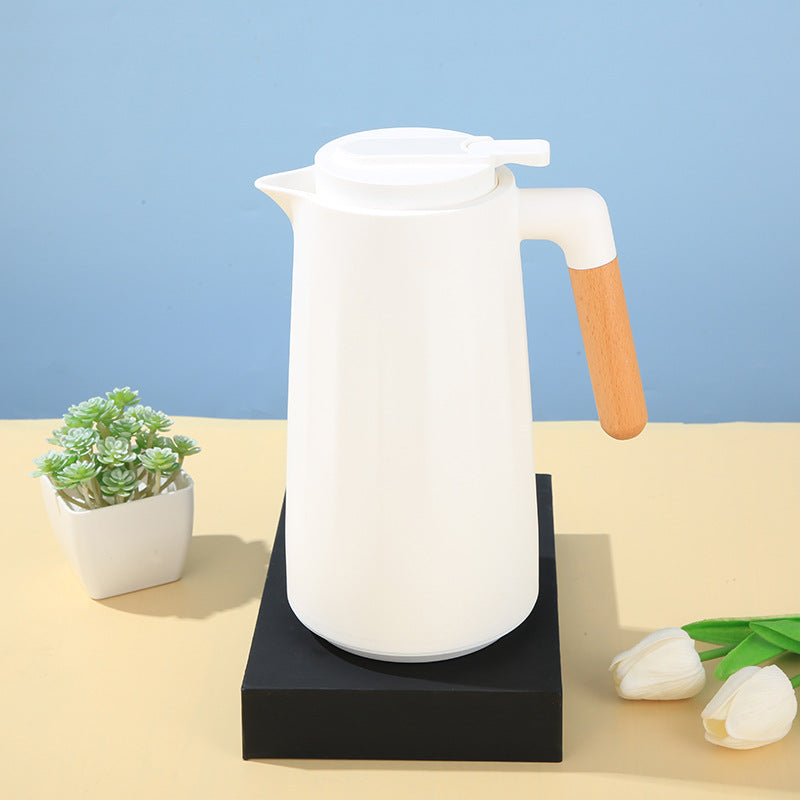 Cross-Border Insulated Kettle Household Glass Inner Liner Warm Kettle Simple Office Coffee Large Capacity Hot Water Kettle Insulated Water Kettle