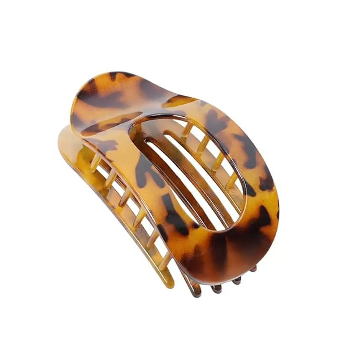Cross-Border New Hot-Selling Flat Oval Hair Clip Duckbill Clip Strong Grip Back of Head Hair Bun Simple Clip Hair Accessory