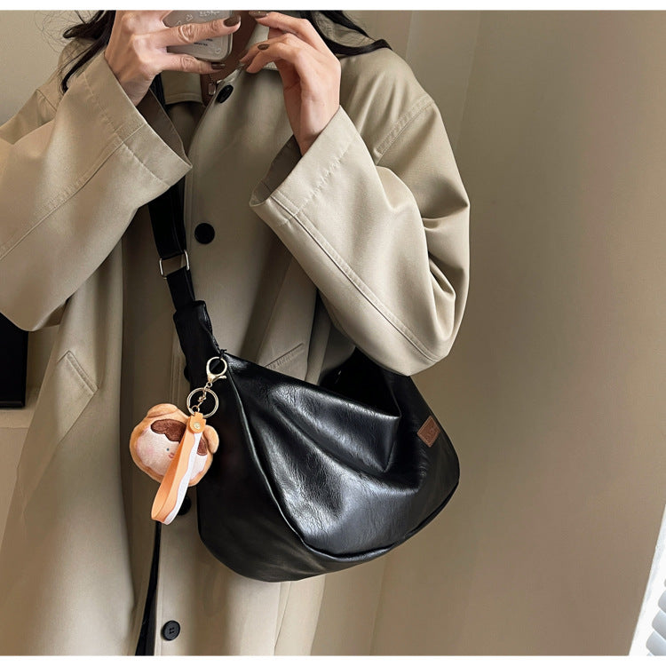 Niche Underarm Bag for Women2024New Autumn and Winter Fashion Retro Dumpling Bag High-end Versatile Shoulder Crossbody Bag