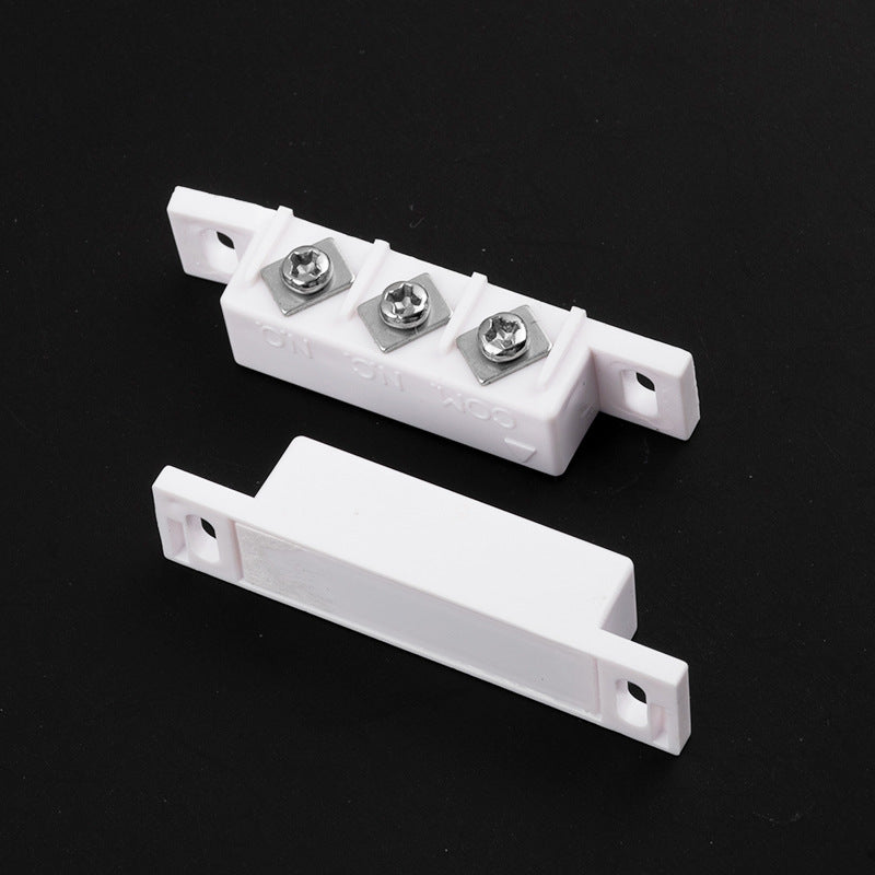 Snow Wolf Door and Window Magnetic Sensor Surface Mount Induction Detector Household Reed Switch Door Magnetic Alarm Normally Closed