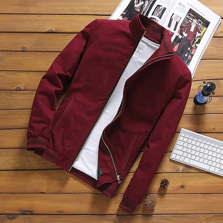 Spring Cotton Slim Fit Men's Casual Jacket