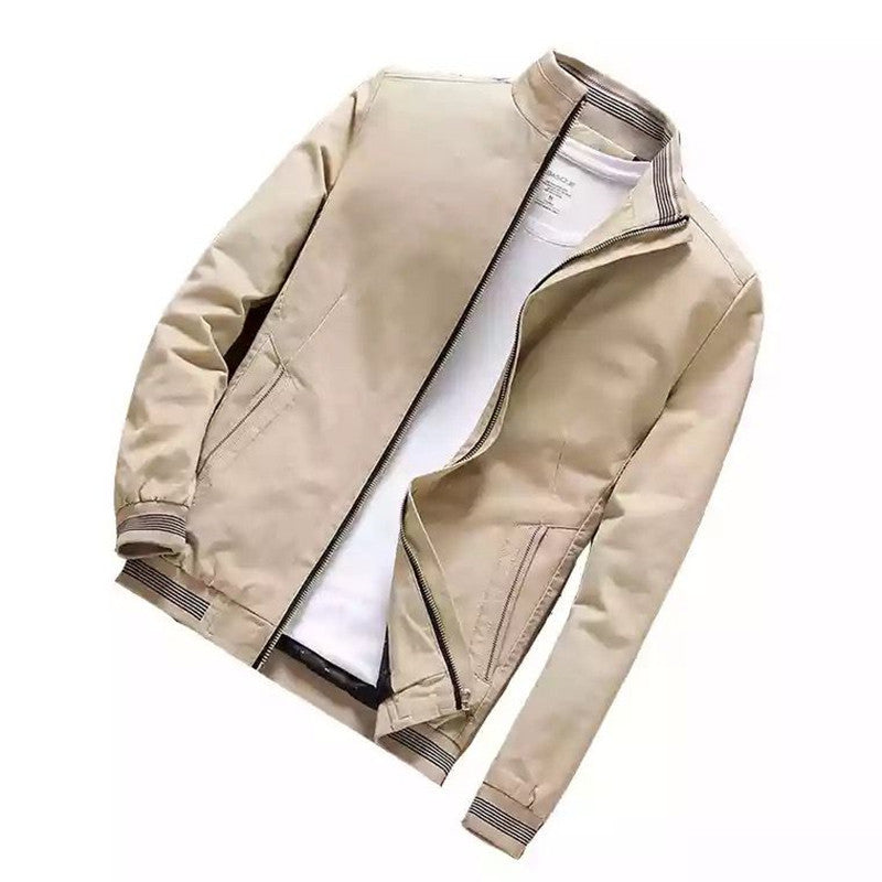 Spring Cotton Slim Fit Men's Casual Jacket
