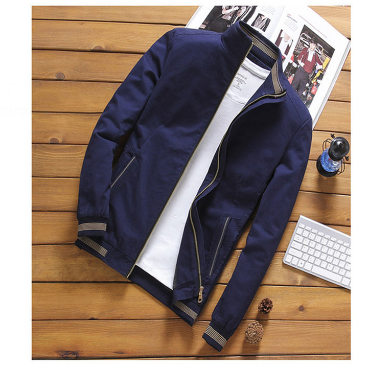 Spring Cotton Slim Fit Men's Casual Jacket