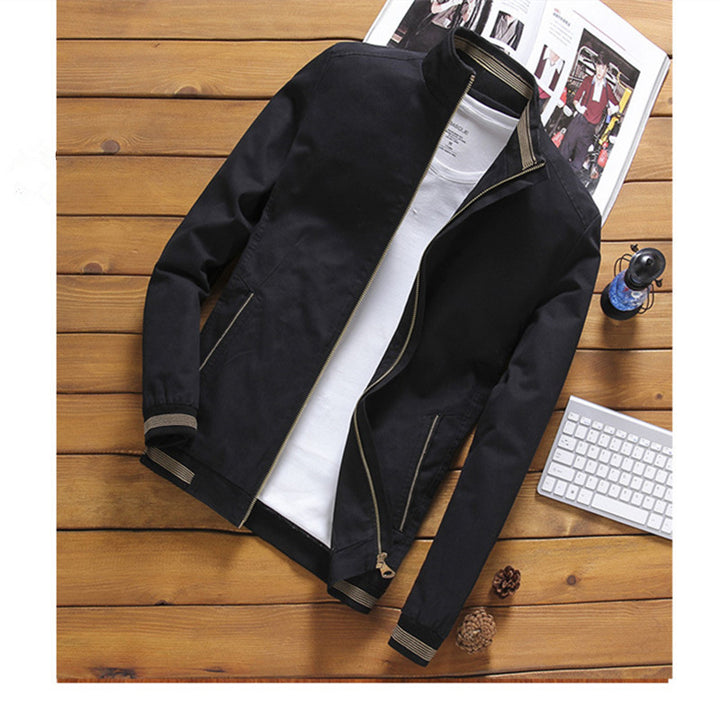 Spring Cotton Slim Fit Men's Casual Jacket