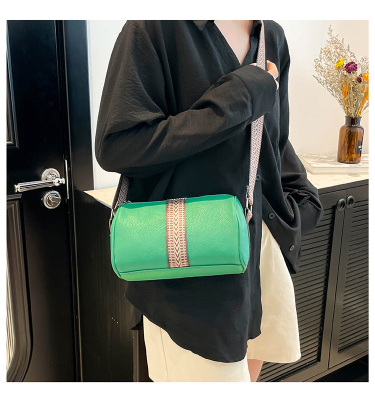 Genuine Leather Fashion Large Capacity Women's Bag2023New Top Layer Cowhide European and American Retro Casual Bag Trendy Single Shoulder Crossbody Bag