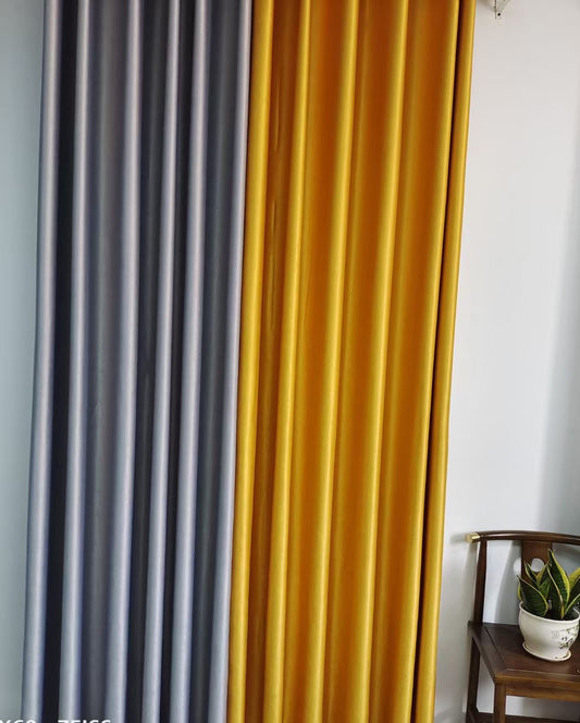 900/Liangzuo Nordic Diagonal Wood Grain Texture Jacquard Black Silk High Blackout Precision Curtains INS Finished Bedroom Furniture