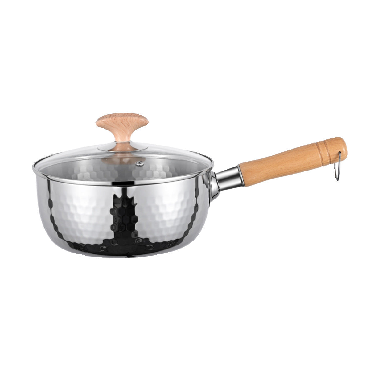 Extra Thick316Stainless Steel Milk Pot Japanese Yukihira Pot Non-Coated Baby Food Supplement Non-Stick Soup Pot Cooking Pot Instant Noodle Pot