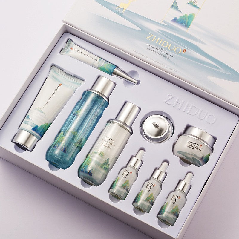 Han Chan Two-Split Yeast Amino Acid Skin Rejuvenation Set Hydrating Whitening Skincare Kit Niacinamide Skincare Set