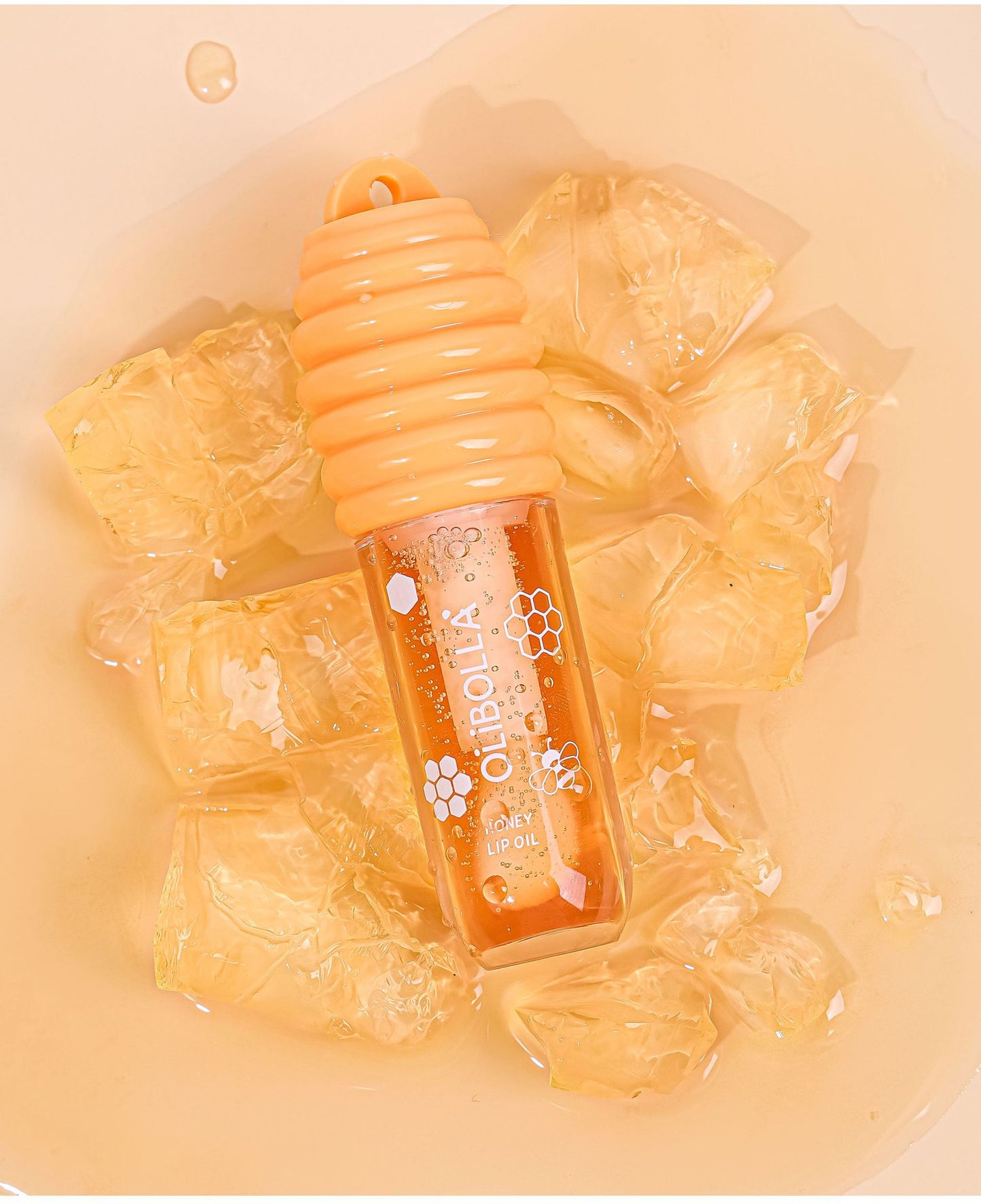 Cross-Border Makeup OLIBOLLA Hydrating Lip Oil Non-Stick Cup Long-Lasting Moisturizing Plumping Lip Gloss Wholesale Honey