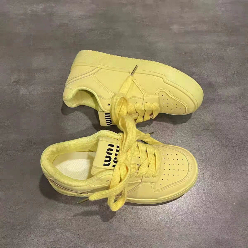 Casual Shoes Sports Summer Dopamine Niche Color Matching Loafers2025New casual college sneakers for women
