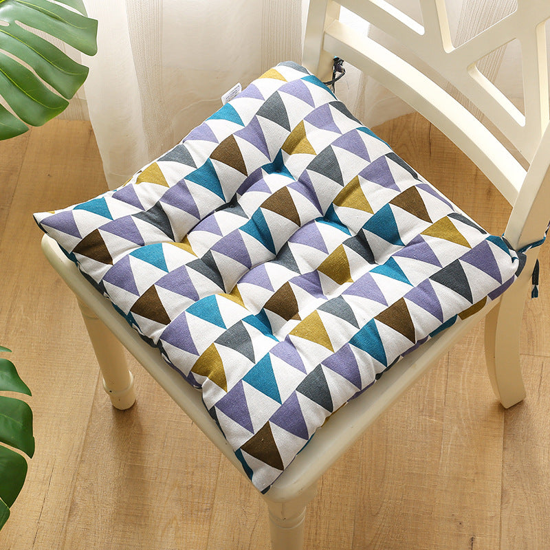 Student Seat Cushion Office Seat Cushion Home Cotton Linen