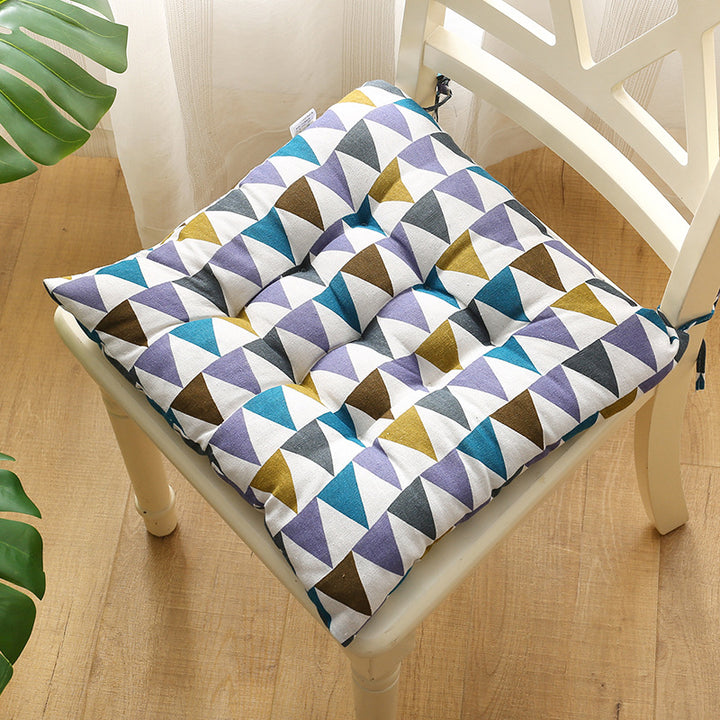 Student Seat Cushion Office Seat Cushion Home Cotton Linen