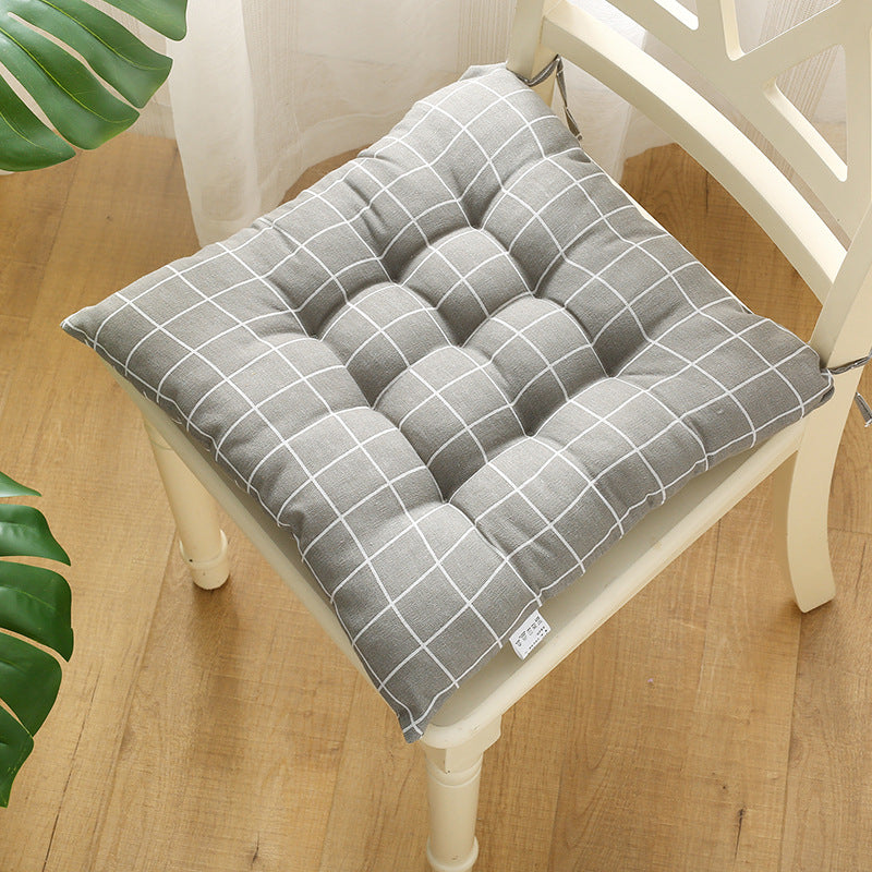Student Seat Cushion Office Seat Cushion Home Cotton Linen