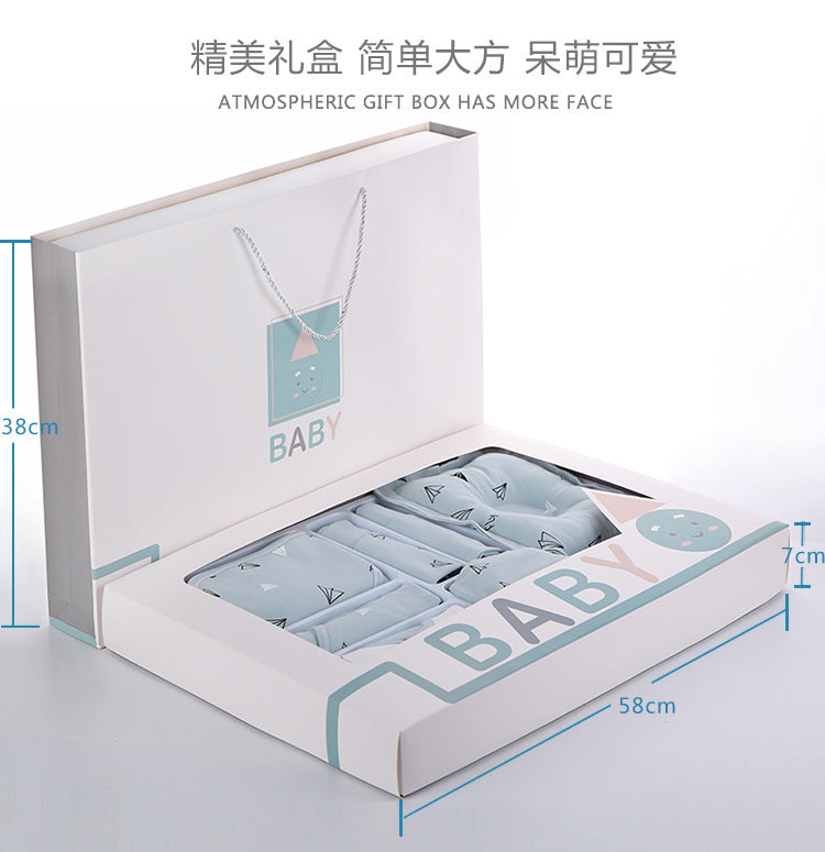 Newborn baby gift box pure cotton set03Newborn Baby Maternity Supplies Collection 100-Day Gift Set