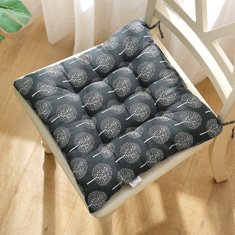 Student Seat Cushion Office Seat Cushion Home Cotton Linen
