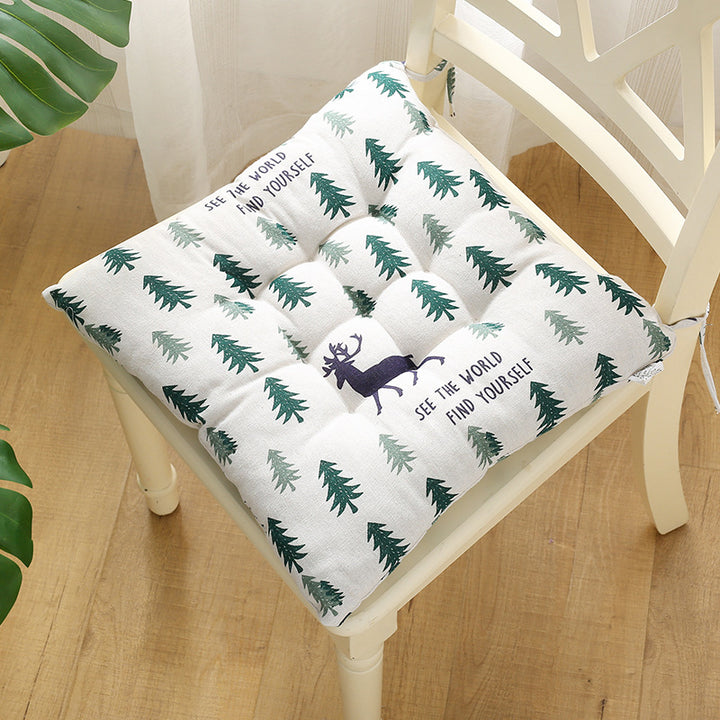 Student Seat Cushion Office Seat Cushion Home Cotton Linen