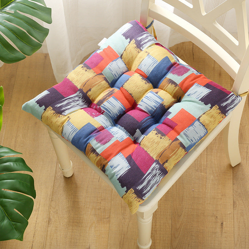 Student Seat Cushion Office Seat Cushion Home Cotton Linen