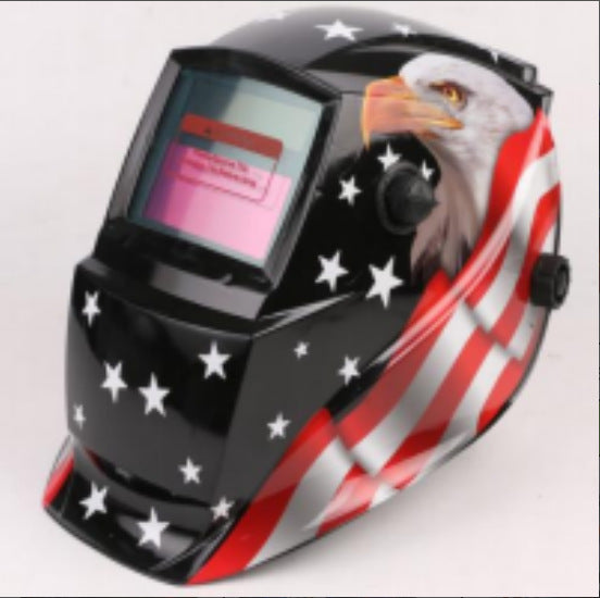 107Solar Automatic Dimming Welding Protective Mask Head-mounted Argon Arc Welding LCD Welder Mask