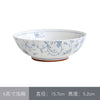 日式釉下彩餐具景德镇陶瓷碗盘子饭碗面碗大汤碗碗碟套装和风陶瓷