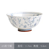日式釉下彩餐具景德镇陶瓷碗盘子饭碗面碗大汤碗碗碟套装和风陶瓷
