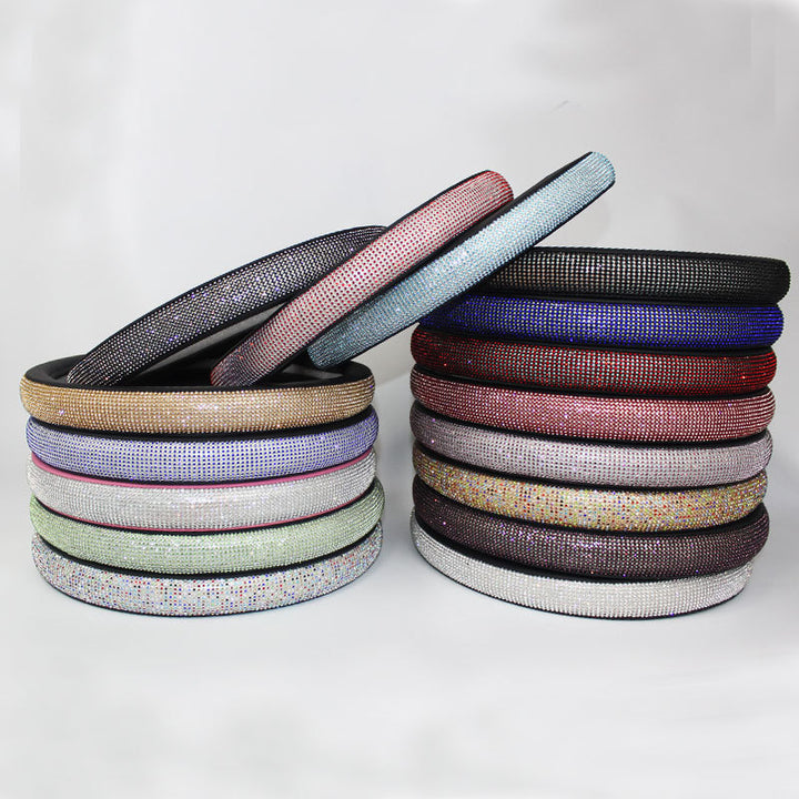 Steering Wheel Cover Car Interior Car Grip Cover Women's Car Decor Universal