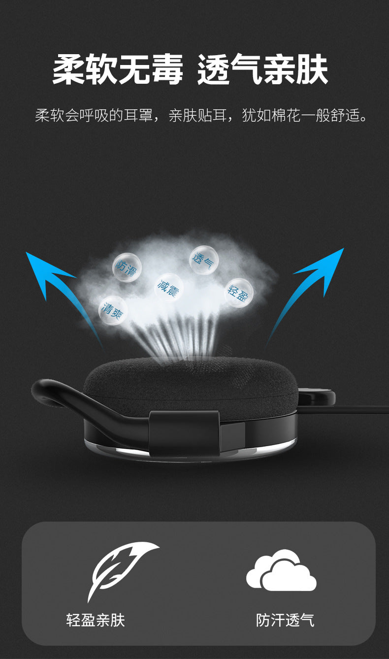 Factory Direct Sale Over-Ear Headphones Wired Sports Music Control with Microphone Universal for Computer and Mobile Phone