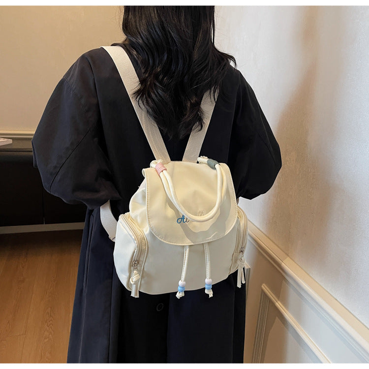 Foreign Order Fashion Super Popular Fresh Style Women's Backpack2025New Trendy and Stylish Handbag Commuting Small Backpack for Women