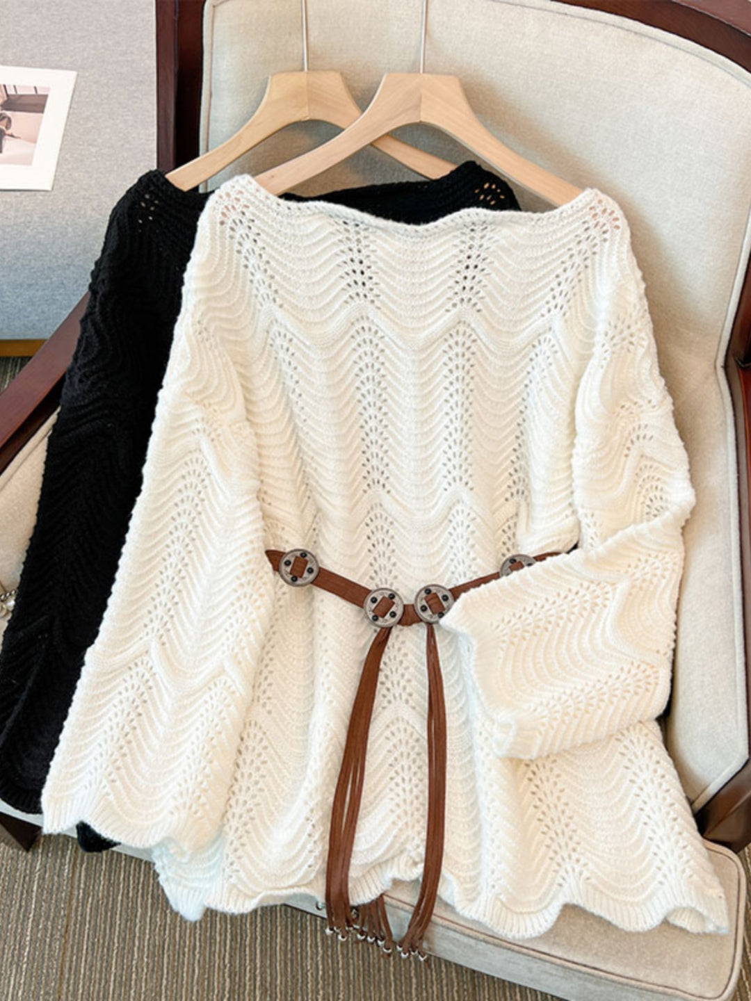 Spring New Sweatermm Waist Slimming Top