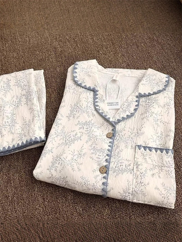 New Cotton Pajamas Women Spring Casual Home